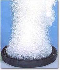 thumbnail image 2 of Matala 9-Inch Round Rubber Membrane Air Diffuser With Base – Aerator For Koi Ponds & Fish Ponds 2 of 3